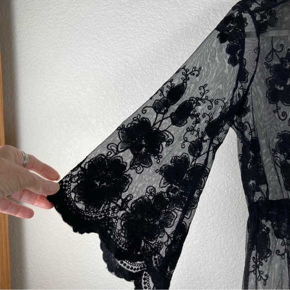 Onetheland Womens sz S Boho romantic feminine dark fairy goth Whimsigoth pinoire - Picture 4 of 9